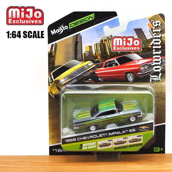 Jada Toys MiJo限定 1959 シボレーインパラ (グリーン) 1/64 ミニカー 1959 CHEVROLET IMPALA SS グリーン 1959年