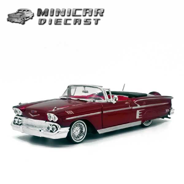 1960年インパラミニカー 2台セット 楽天市場】1/24 箱入り ミニカー 1961 CHEVROLET IMPALA レッド