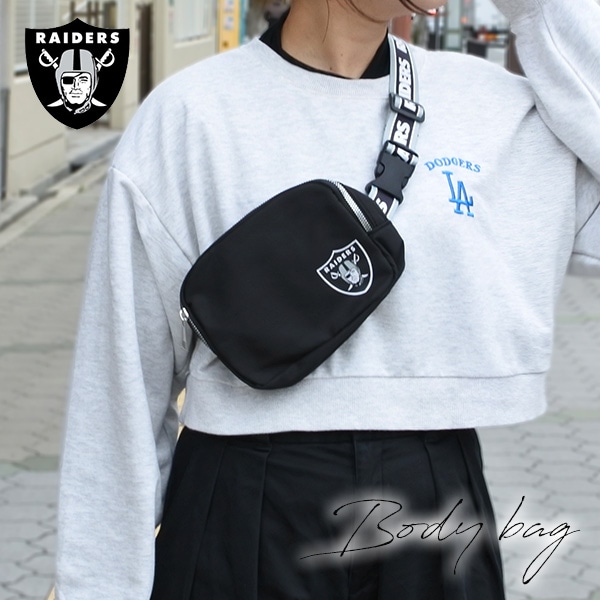 レイダース ボディバッグ ブラック NFL RAIDERS Las Vegas ラスベガス