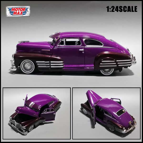 1/24 箱入り ミニカー 1948 CHEVY AEROSEDAN FLEETLINE GET LOW