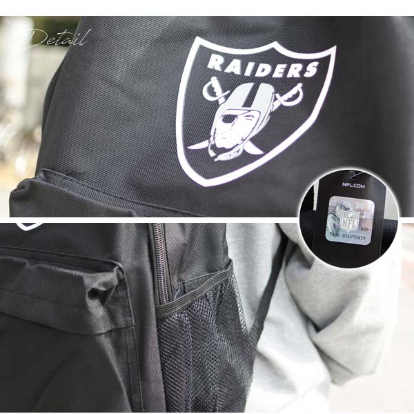 レイダース バックパック リュックサック ブラック NFL RAIDERS