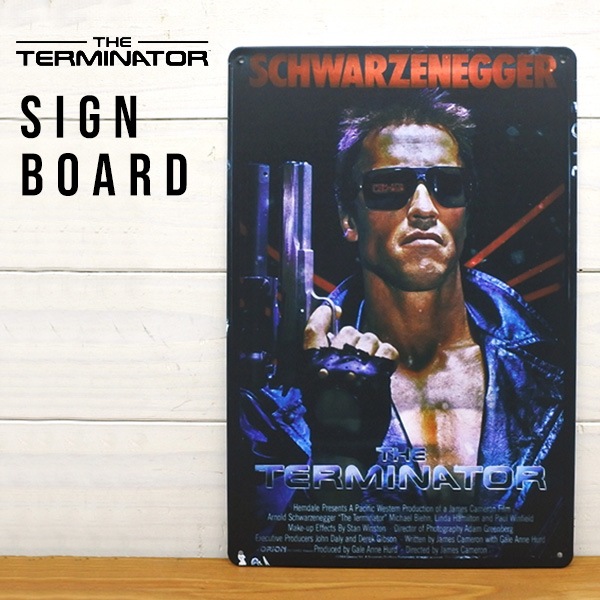 サインプレート The Terminator ターミネーター Arnold Schwarzenegger
