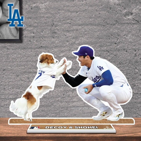 新品MLB公式ドジャース大谷翔平背番号サイン看板インテリア瓶の蓋dodgers 新品MLB公式ドジャース大谷翔平背番号サイン看板インテリア瓶の