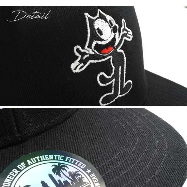 ストライプ柄キャップ B刺繍 Felix FELIX THE CAT / CAP