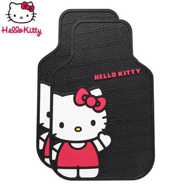 HELLO KITTY 2ピース カーマット フロアマット キティ グッズ キティ 