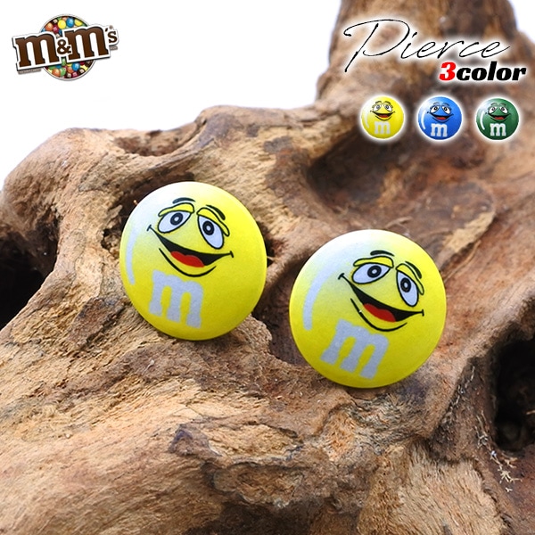 m&m's ピアス 全3色 エムアンドエムズ キャッチピアス アクセサリー