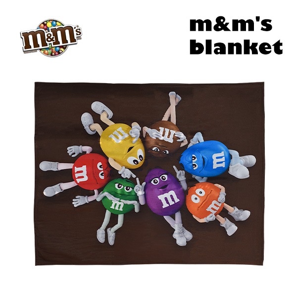 m&ms ブランケット フリース m&m's ブランケット エムアンドエムズ フリース 毛布 シングル