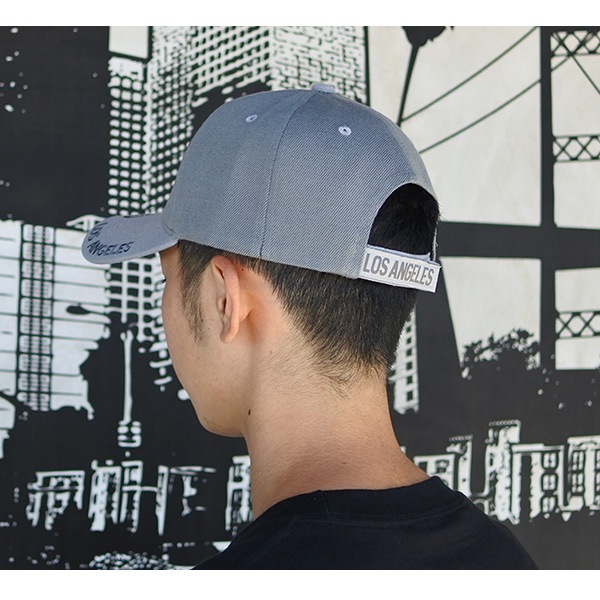 キャップ メンズ レディース #57 Los Angeles 刺繍 全4色 帽子 丸ツバ