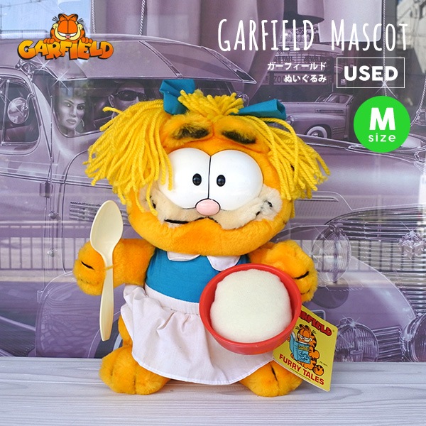 USED品 ガーフィールド ぬいぐるみ M ヴィンテージ品 GARFIELD