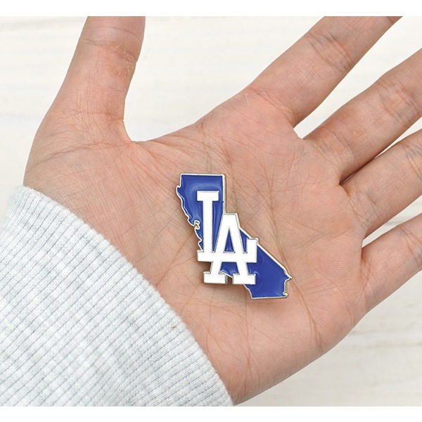 ドジャース ピンバッジ ピンズ PINS ハットピン ブルー ロゴ おしゃれ