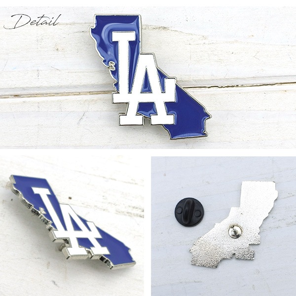 ドジャース ピンバッジ ピンズ PINS ハットピン ブルー ロゴ おしゃれ