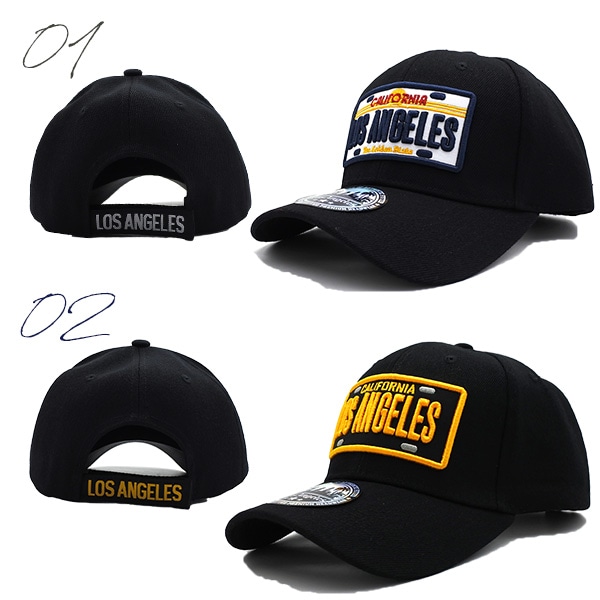 キャップ メンズ レディース #60 Los Angeles 刺繍 全2種類 帽子 丸