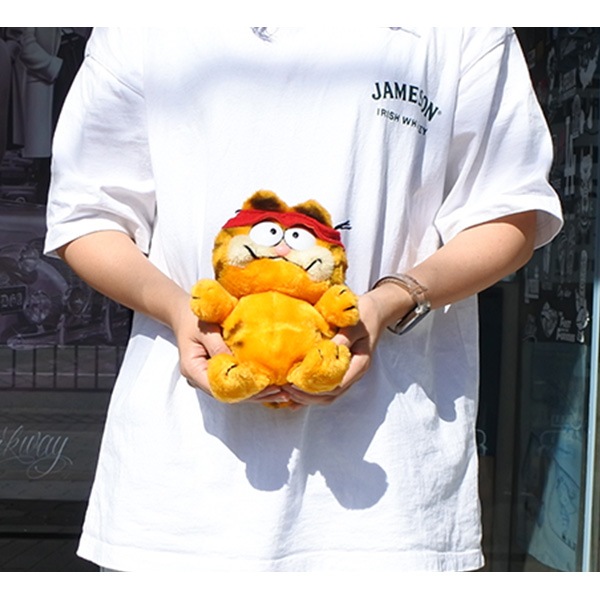 USED品 ガーフィールド ぬいぐるみ S ヴィンテージ品 オレンジ