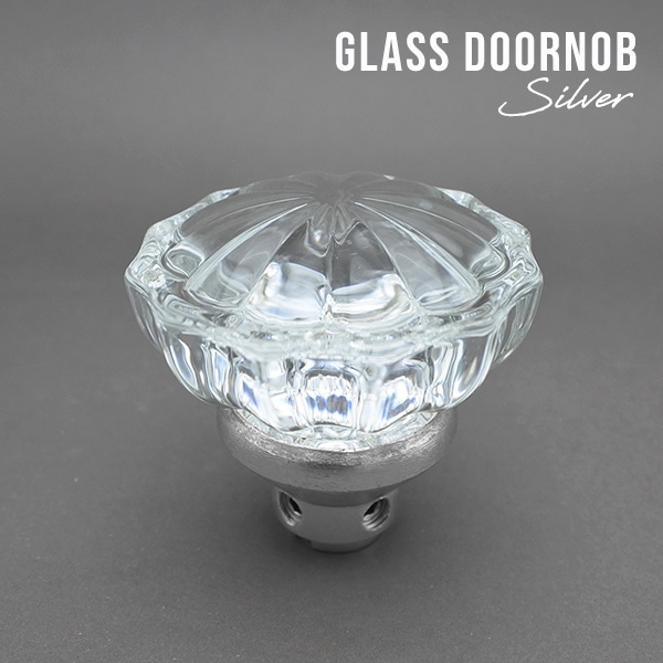 ガラス　ドアノブ　アンティーク U.S.A. antique Doorknob アメリカアンティーク ガラスドアノブ
