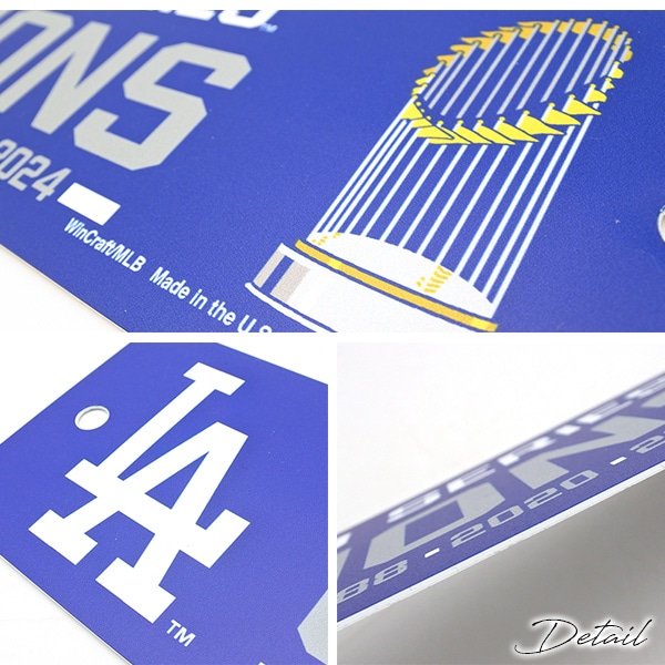 現地購入　ロサンゼルス・ドジャース 2024ワールドシリーズチャンピオンプレート ドジャース サインプレート 2024 ワールドシリーズ チャンピオン