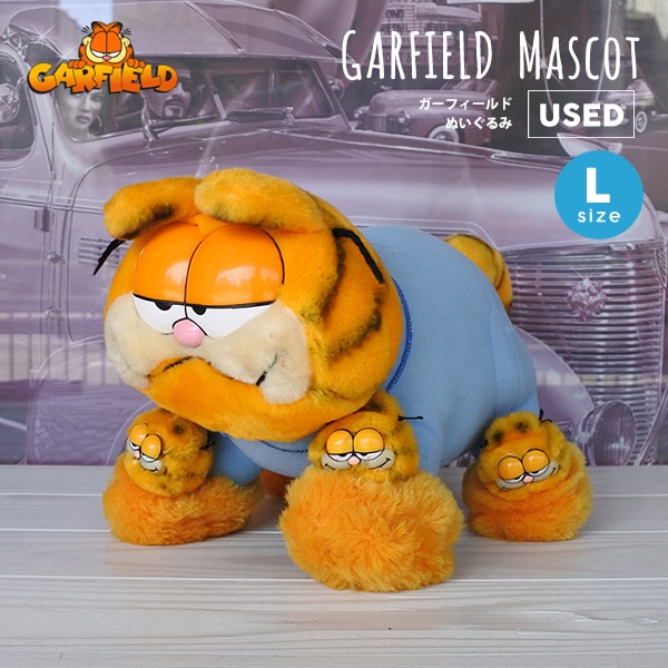 USED品 ガーフィールド ぬいぐるみ L ヴィンテージ品 GARFIELD
