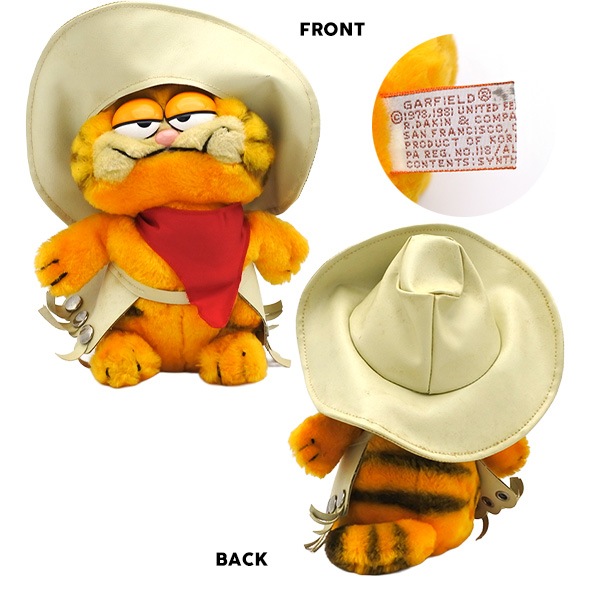 USED品 ガーフィールド ぬいぐるみ M ヴィンテージ品 GARFIELD