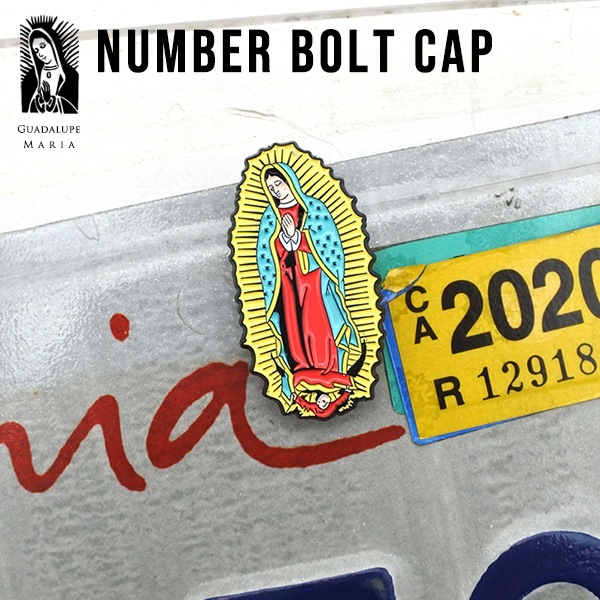 マリア ナンバーボルトキャップ ライセンスボルト グアダルーペマリア