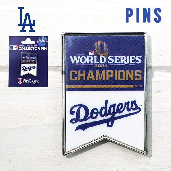 ドジャース ピンバッジ ワールドシリーズ 2024 チャンピオン ピンズ