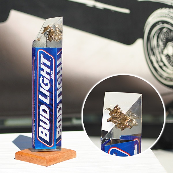 USED品 ビアサーバーノブ BUD LIGHT 約20.2cm シフトノブ
