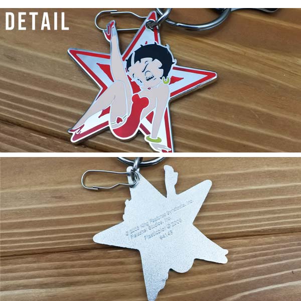 ベティ ブープ BETTY BOOP フック付き キーリング BETTYBOOP ベティブープ ベティーちゃん かわいい おしゃれ