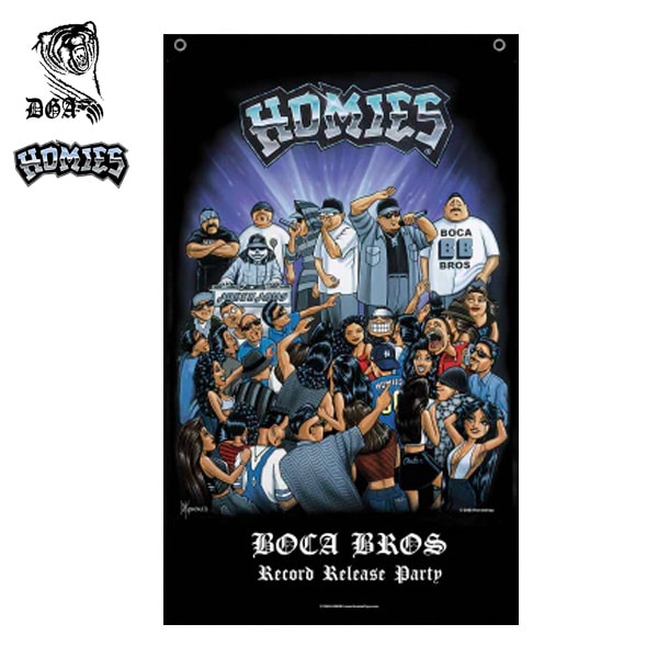 DGA バナー 壁掛け HOMIES RECORD PARTY インテリア フラッグ