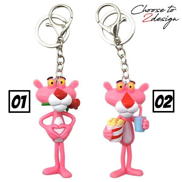 ピンクパンサー フィギュア キーホルダー 全2種類 Pink Panther ピンク