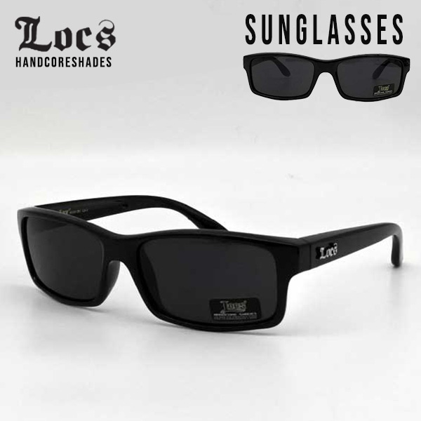 ローク サングラス メンズ Locs 24 ブラック 黒 ローク