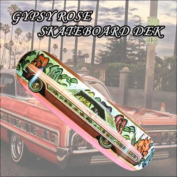 GYPSY ROSE スケボーデッキ 8.5インチ スケボー インパラ ローライダー