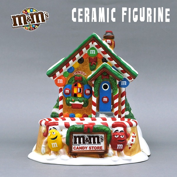 USED品 m&m's お皿 陶器 チョコレート エムアンドエムズ レッド