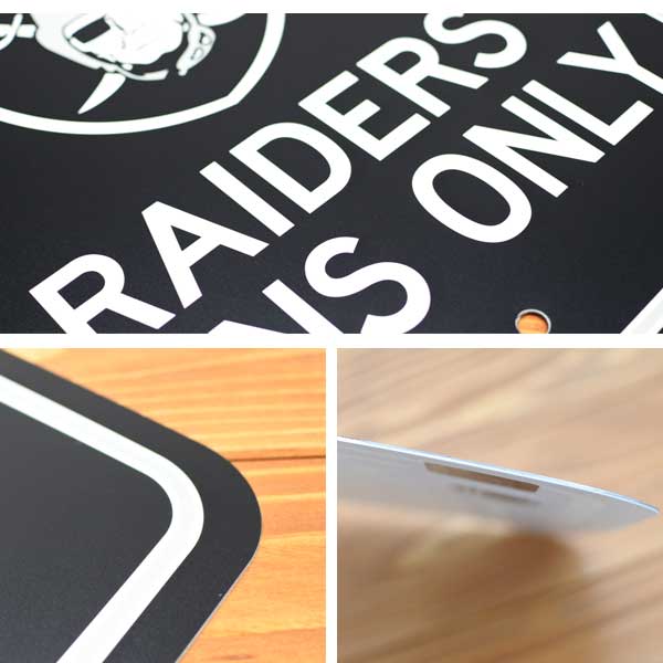 ウォールアートディスプレイ看板スチールRAIDERS レイダースサイン