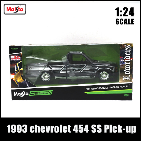 1/24 箱入り ミニカー 1993 CHEVROLET 454 SS PICKUP ブラック