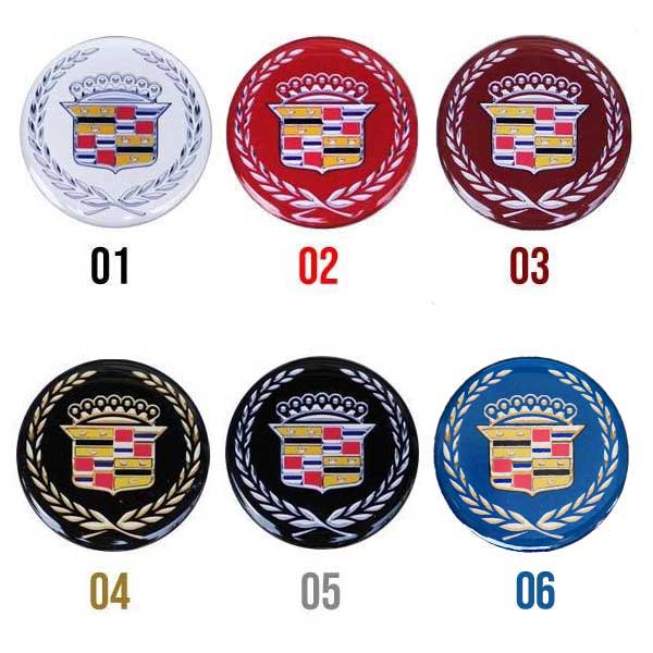キャデラック ワイヤーホイール チップ 4枚セット 全6色 ローライダー Lowrider Cadillac デイトン カーパーツ ロゴ キャデラック ワイヤーホイール チップ 4枚セット 全6色 ローライダー Lowrider Cadillac デイトン カーパーツ ロゴ