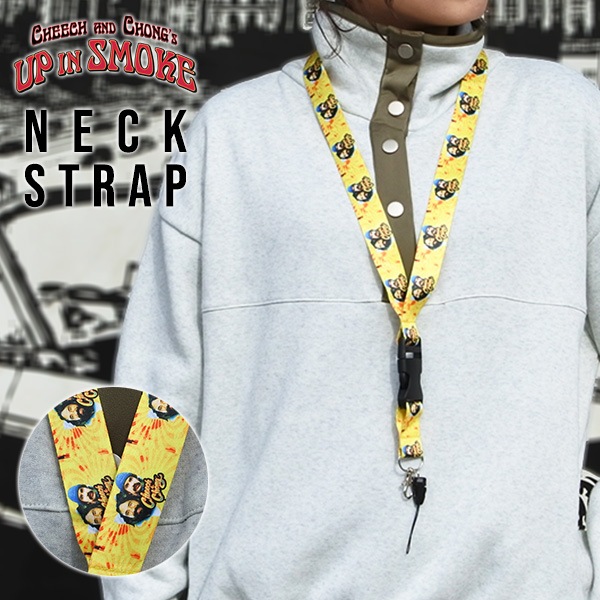 CHEECH & CHONG ネックストラップ UP IN SMOKE 首掛け レイヤード