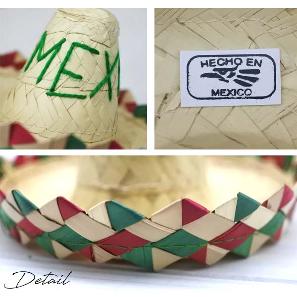 ミニソンブレロ メキシカンハットメキシコ 雑貨 大きめ SOMBRERO