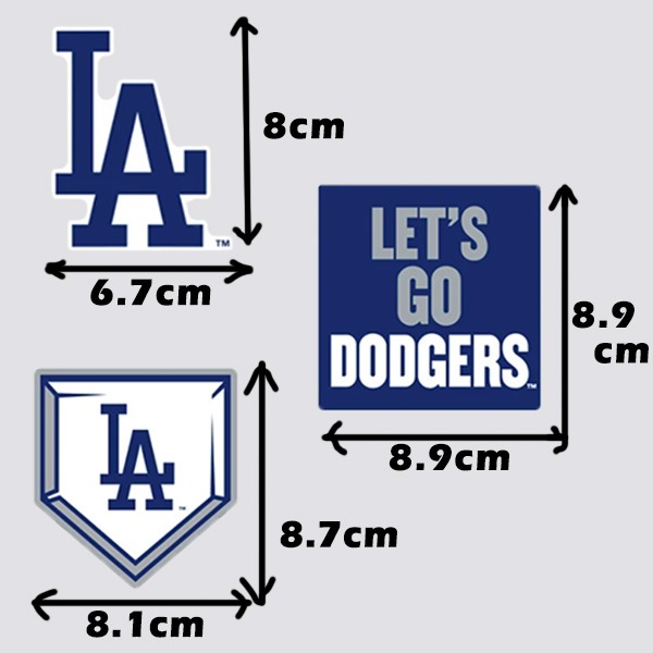 ドジャース ステッカー デカール ロサンゼルス ドジャース グッズ MLB