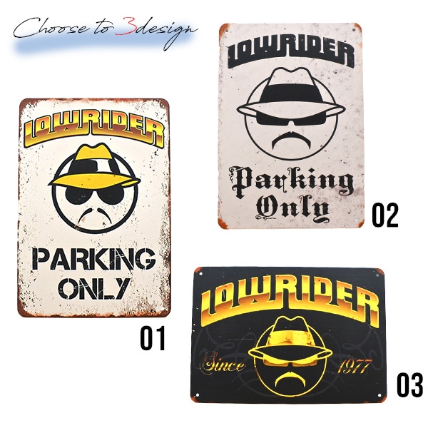サインプレート 全3種類 小さめ ローライダーマガジン ローライダー