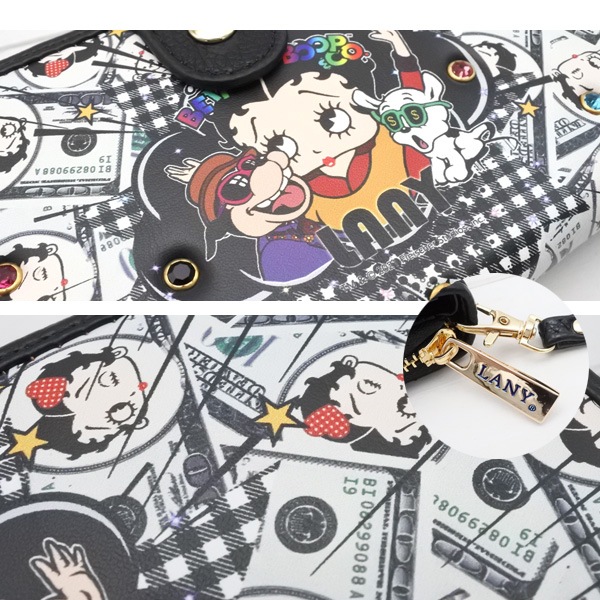 レア ベティ・ブープ 長財布 黒いバラ 楽天市場】【 Betty Boop ベティちゃん 】ロングウォレット 長