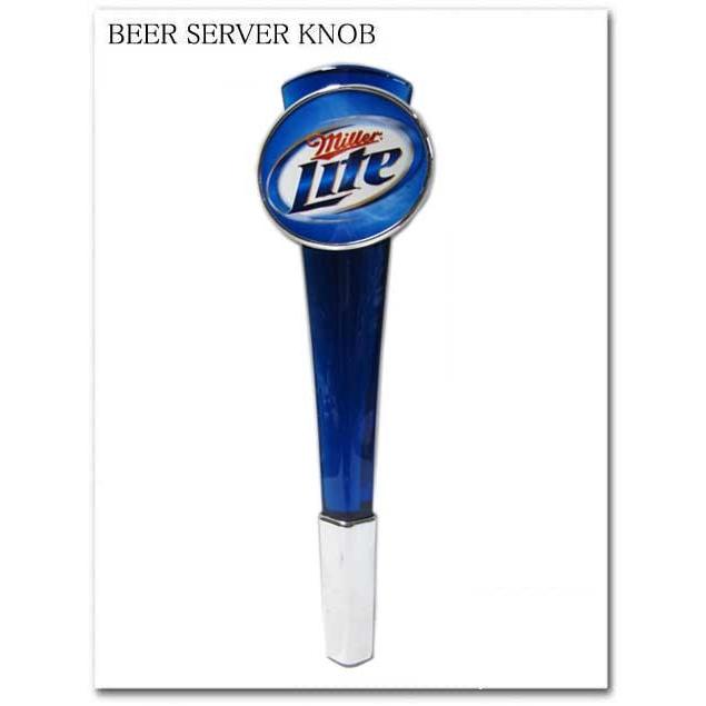 USED品 ビアサーバーノブ Miller Lite 約30.5cm ミラーライト ビール