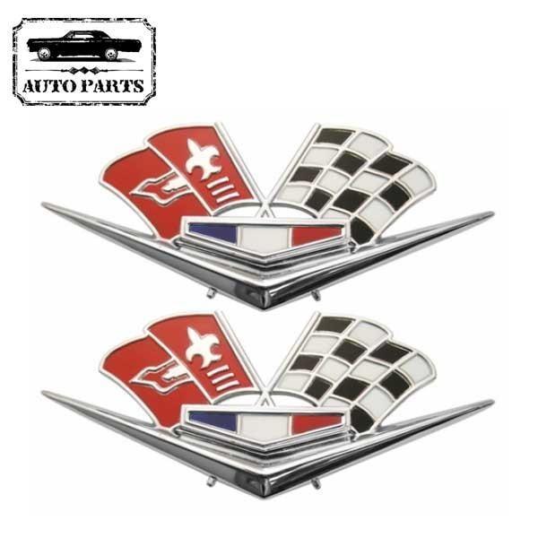 1962 1963 インパラ フロントフェンダーエンブレム 2個セット Impala