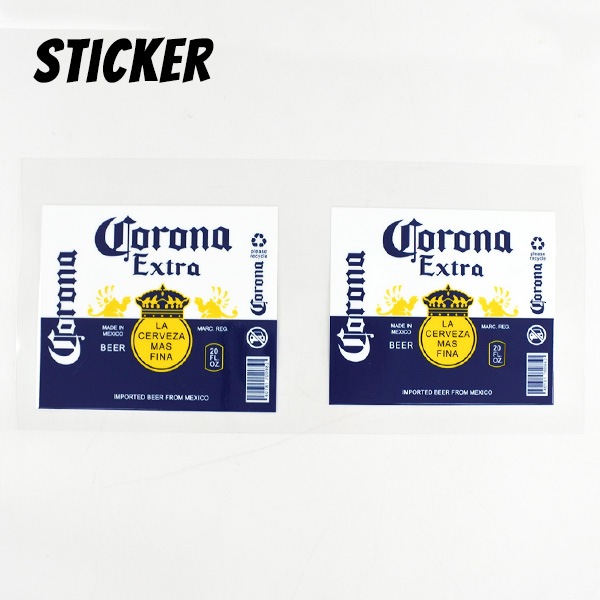 Corona Extra ビール看板 ステッカーセット ステッカー CORONA EXTRA シール コロナ エキストラ ビニール ビニール