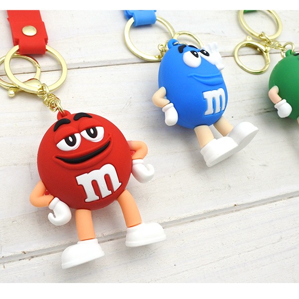 じゃらじゃらキーホルダー09 エムアンドエムズ♡m&amp;m&#39;s m&m's ミニチュアキーホルダー エムアンドエムズ パッケージ