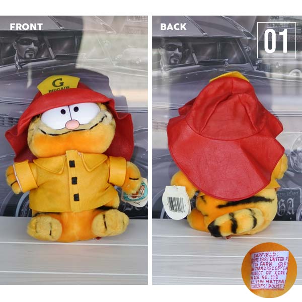USED品 ガーフィールド ぬいぐるみ M 3種類 ヴィンテージ品 GARFIELD