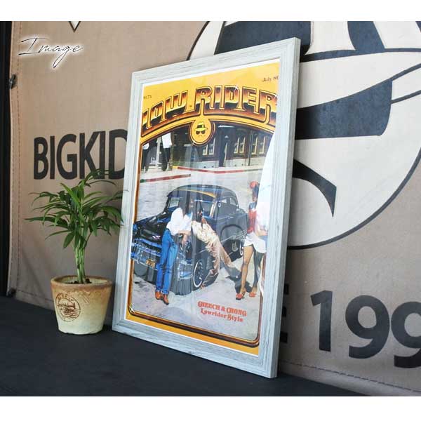 ローライダーマガジン アートパネル ベルエア CHEECH＆CHONG チーチ