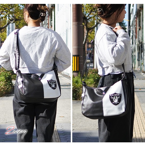 レイダース ショルダーバッグ ブラック NFL RAIDERS Las Vegas