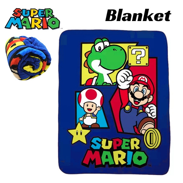 マリオ ブランケット キャラクター SUPER MARIO グッズ スーパー