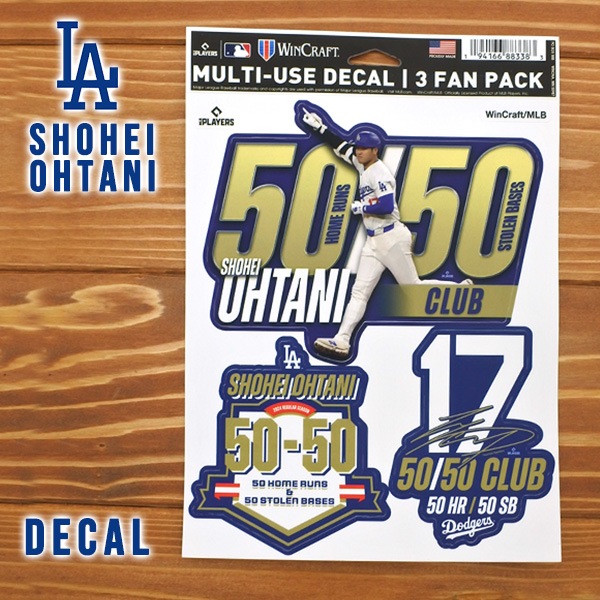ドジャース 大谷翔平 50-50 ステッカー MLB dodgers LA LOS ANGELES