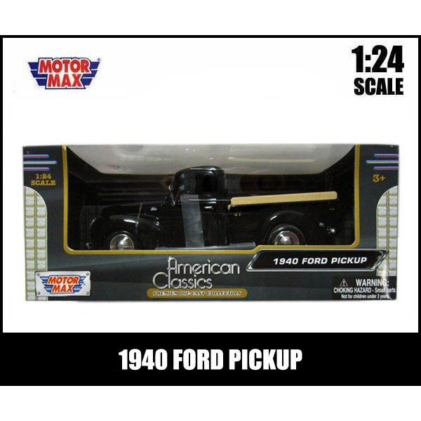 1/24 箱入り ミニカー 1940 FORD PICKUP ブラック 1940年