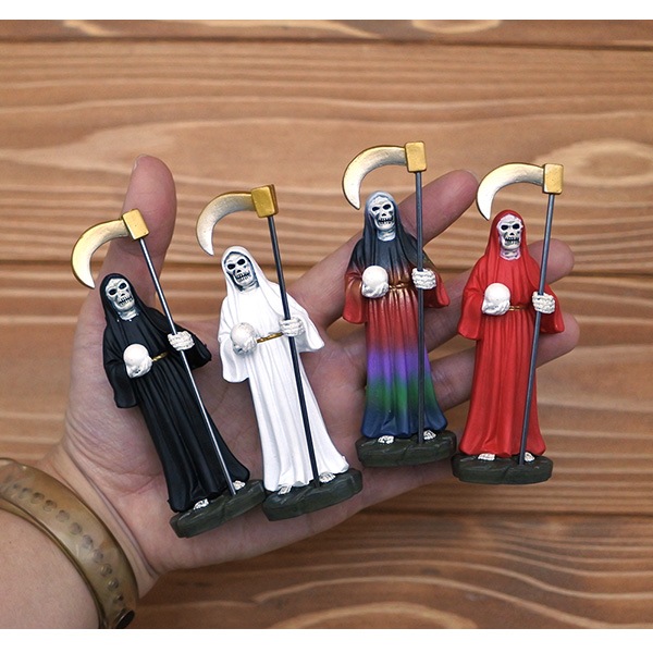 チャカチャカ　ミラグロ+サンタムエルテ2体 死の聖母☆サンタムエルテ像(H7cm)ミニタイプ B