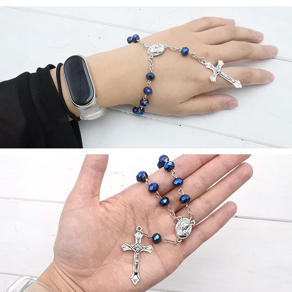 グアダルーペ マリア ルームミラー ハンギング ブレスレット ビーズ